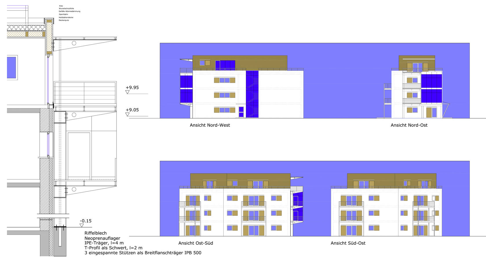 1) Neubau Mehrfamilienhaus Lochnerstraße Nürnberg LPH1 bis LPH4 Auftraggeber SECURA MASSIVHAUS AG