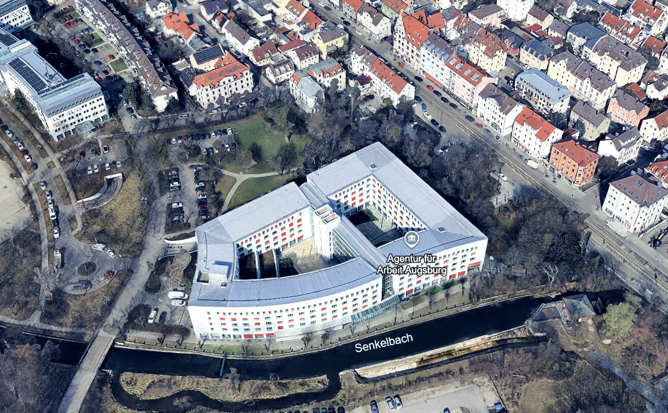 36a) Arbeitsamt Augsburg. LPH4, Auftraggeber Koch und Partner