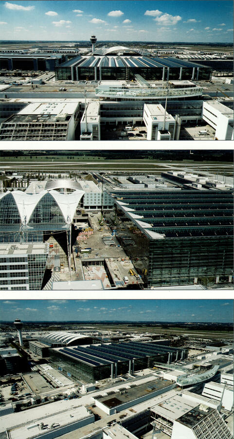 11b) Flughafen München Terminal 2 BK 1,3 Mrd. € Leitung der Ausführungsplanung auf Baustelle