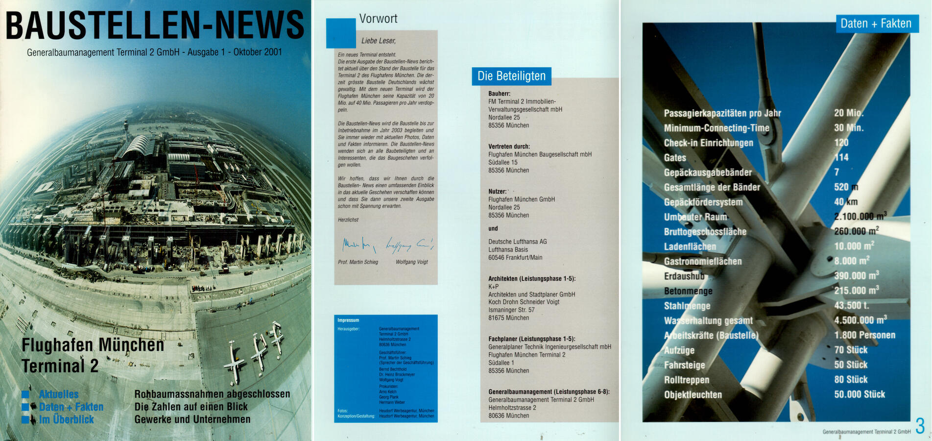 11e) Flughafen München Terminal 2 BK 1,3 Mrd. € -Baustellen-News